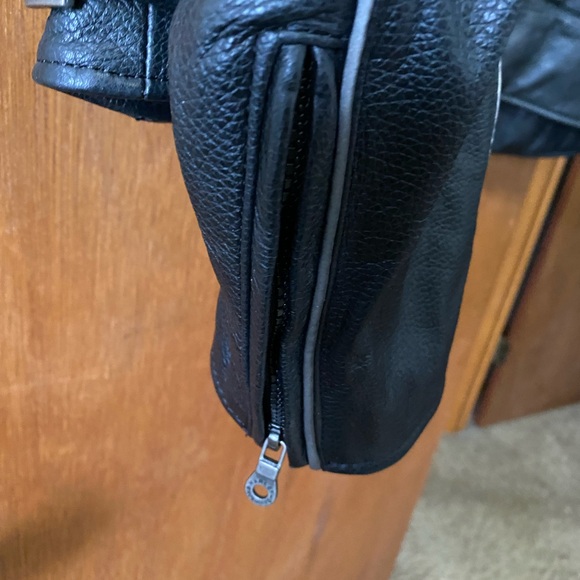 Harley-Davidson Men’s Reflective Skull Leather Jacket - Picture 4 of 6